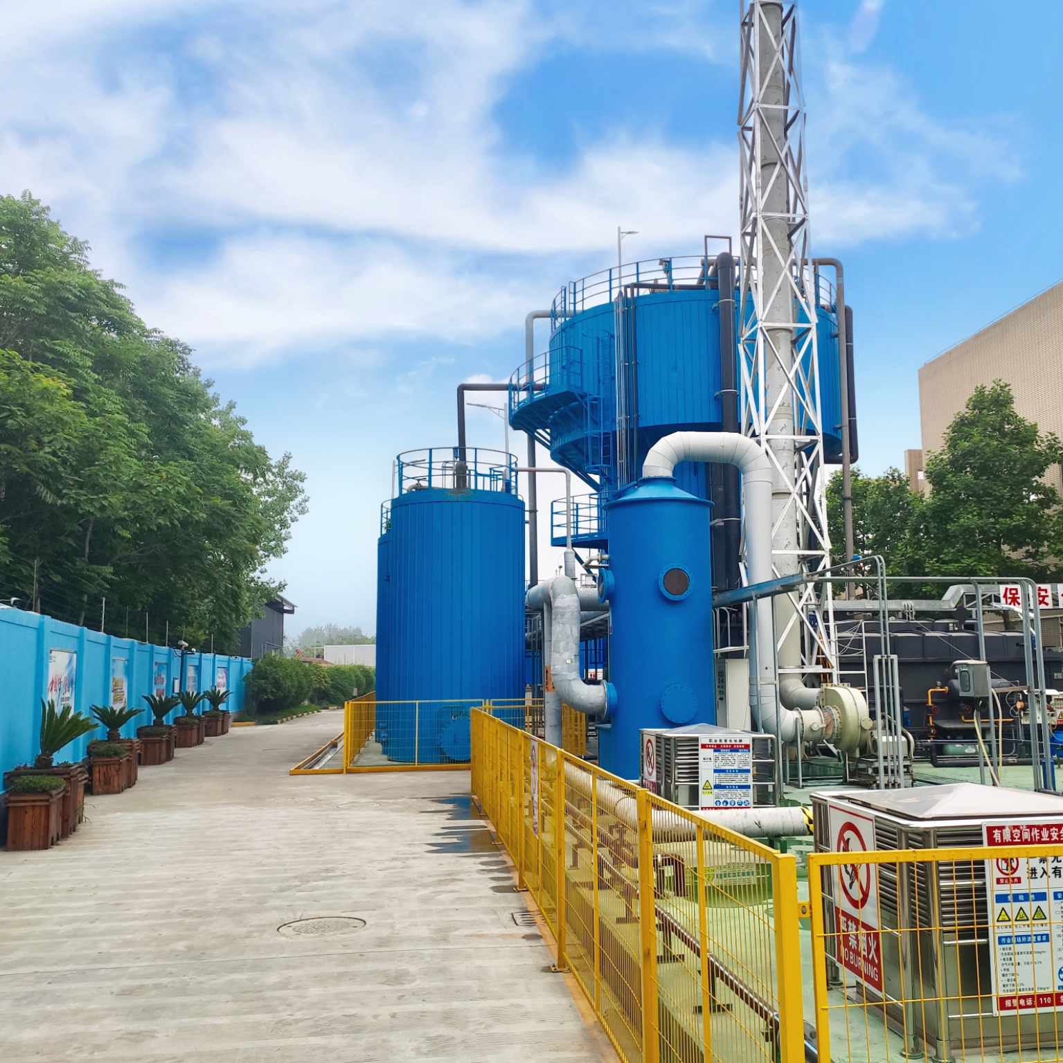 太阳成集团tyc首个运用CJMBR技术的中转站渗滤液项目运营一周年回顾